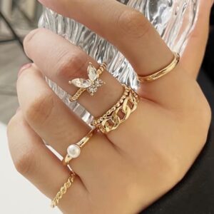 Butterfly Ring Set
